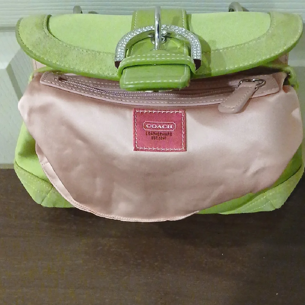 Coach Lime Green Satchel Bag - Picture 8 of 8